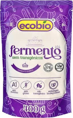 ECOBIO - Produtos Orgânicos. Fermento Não Transgênico para Bolos e Torstas