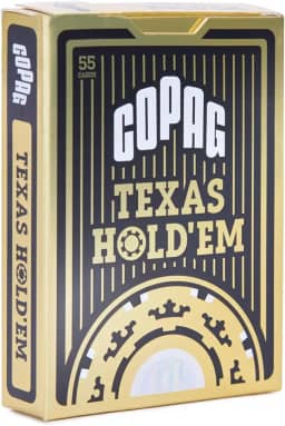 Baralho Poker Texas Hold'em Naipe Grande - Preto - Poker Size - Copag