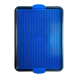 Tapete Higiênico Sanitário para Cachorros Xixi Pet Dog Banheiro Lavável Canino Reutilizável Azul