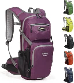 Lemuvlt Mochila de caminhada impermeável para ciclismo, 15L, leve, durável, para esqui, snowboard, corrida, MTB, ciclismo