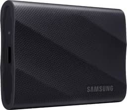 SAMSUNG SSD portátil T9 1TB, USB 3.2 Gen 2x2 Unidade externa de estado sólido, velocidade de leitura de até 2.000 MB/s para jogos, estudantes e profissionais, MU-PG1T0B/AM, preto