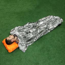 Azteq, Cobertor de Emergência Vernon, Polietileno Metalizado, Resgates, Emergências, Hipotermia, Compacto