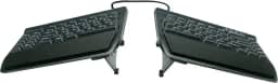 KINESIS Teclado Ergonômico Freestyle2 Com Levantadores Vip3 Para Pc (9' Separação) (Kb820Pb-Us) Preto