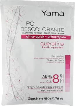 Pó Descolorante Queratina, Yama, Branco