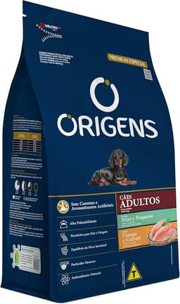 Adimax Ração Origens Para Cães Adultos De Raças Pequenas Sabor Frango E Cereais - 10.1 Kg (Pacote De 1)