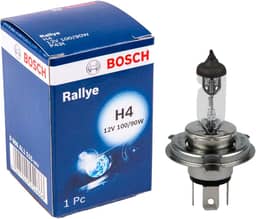 Bosch Lâmpada de Farol H4 Bosch Rallye - 12V 100/90W Halógena