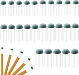 25 peças de pontas de taco de sinuca, kit de substituição de pontas de taco de bilhar 9 mm, 10 mm, 11 mm, 12 mm, 13 mm, 13 mm, kit de reparo de tacos de bilhar, acessórios de mesa de sinuca, 5
