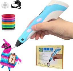 Caneta de Impressão 3D para Crianças, Kit com Filamentos Coloridos, Ponta de Cobre, Plástico ABS