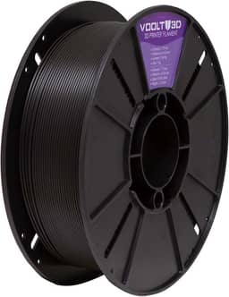 Filamento ABS Preto 1kg Voolt3D 1.75mm - Para Impressora 3D FDM
