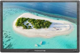 TV Digital Monitor Portátil LED HD 15,4' Portabilidade Multifuncional para Filmes Jogos e Viagens