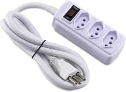 Force Line - Filtro de Linha 3 Tomadas 1,5m 20A Branco