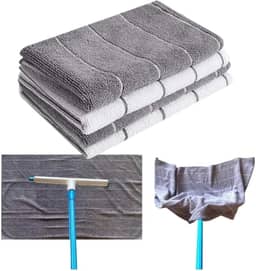 ISKILO 4 Super Pano Chão Microfibra Grande 80x50 Panão Limpeza (cores sortidas)