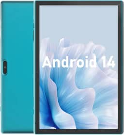 Tablet de 10 polegadas, Android 14, tablets Android de 10,1 polegadas, DDR4, 6 GB de RAM (expansão de 4 GB) ROM de 32 GB de 2 MP + 8 MP, câmera dupla, WiFi-6 BT, suporta expansão de 1 TB, aba IPS de