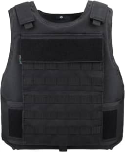 Colete tático Airsoft Molle Security Paintball para homens (006F)