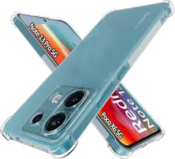 USTIYA Capa para Poco X6 5G / Redmi Note 13 Pro 5G (não para 4G) Capa protetora transparente TPU quatro cantos transparente macia