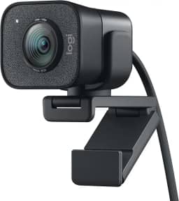 Webcam Full HD Logitech For Creators StreamCam Plus para Streaming e Criação de Conteúdo com Microfone Embutido, 1080p 60fps, Autofoco Inteligente, Conexão USB-C e Tripé Incluso