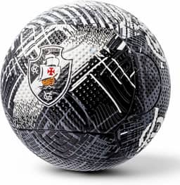 Bola de Futebol Vasco Da Gama Clube Time Oficial Campo Treino Colada Sem Costura Tamanho 5 PVC Jogo Campeonato Profissional Adulto Jovem Grama Natural e Sintética Society Futsal Alta Performance