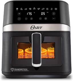 Fritadeira DiamondTech Oster 6L com Visor Transparente - 220V