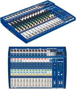 Mesa de Som Soundcraft MI-16 Analógico com 16 Canais