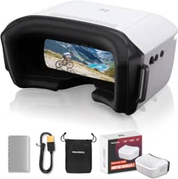 CADDXFPV Óculos Walksnail Avatar HD FPV L – Tela 1080p 4,5 polegadas, rastreamento de cabeça, experiência de voo imersiva, sinal PPM, slot micro SD, personalização de lentes, compatível com todos os