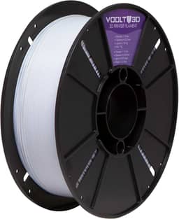 Filamento PETG Branco Dental Premium 1kg - 1.75Mm Voolt 3D Para Impressora 3D