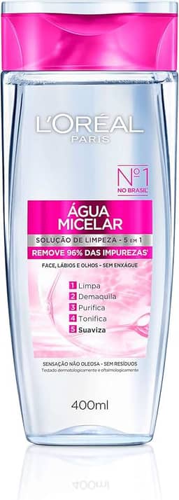 L'Oréal Paris Dermo Expertise Solução de Limpeza 5 em 1 - Água Micelar 400ml
