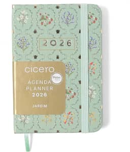 AGENDA PLANNER CICEROS 2026 JARDIM SEMANAL 9X13 VERDE