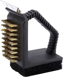 Tuut Escova com Espátula 3 em 1 para Limpeza de Grelhas e Espetos Linha Churrasco – Praticidade e Eficiência