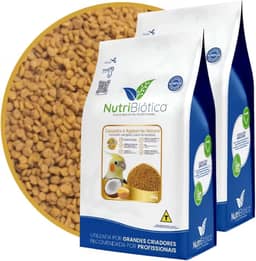 Ração Calopsita Periquito Extrusada Super Premium Natural 300g Completo Balanceado Todas as Fases (1)