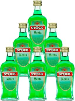 Miniatura Licor de Menta Stock Creme de Menta 50ml 6un