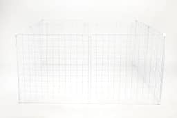 Cercadinho Cachorro,Porquinho Da Índia 120 cm (comprimento) x 120 cm (largura) x 60 cm (altura) Conectivos e Abraçadeiras (BRANCO)