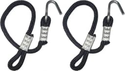 Corda Extensora Para Rede de Descanso 84 cm com ganchos 01 par PRETA