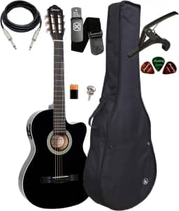 Violão Elétrico Giannini Sf14 Aço Flat Kit Capa E Acessorios