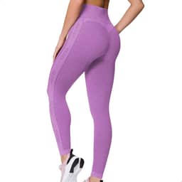 Calça Legging Academia Zero Transparência Poliamida Cós Alto Sem Costura Fitness Feminina Selene Adulto