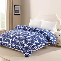 Edredom de Cama Casal Dupla Face Modelo de Estampas Variadas (Geométrico)