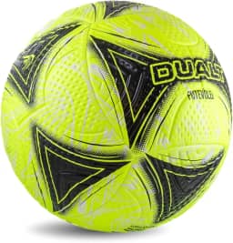 Bola Futevôlei Dualt Amarela Costurada Oficial Praia Areia Tamanho 5 Oficial Durável Resistente Profissional Altinha Futmesa Jogo Impermeável