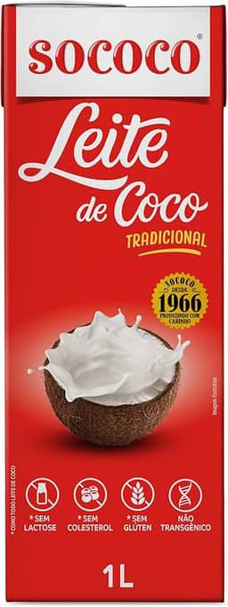 Sococo Leite De Coco Tetra Pak 1L