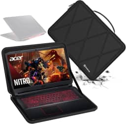 Smatree Capa protetora rígida de EVA compatível com laptop gamer Acer Nitro 5 de 17,3 polegadas -AN517-42-R5KZ, para laptop gamer Acer Nitro 5 de 17,3 polegadas -AN517-42-R35M bolsa impermeável e