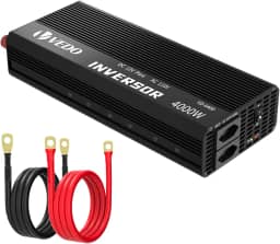 VEDO Inversor de Energia 4000W 12V para 110V Alta Potência com Proteção Térmica e USB, Ideal para Emergências, Viagens e Eletrodomésticos - Modelo VD-6400