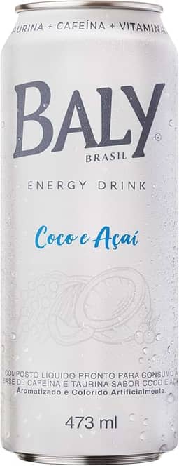 Baly Energético Coco e Açai 473Ml 1 unidade