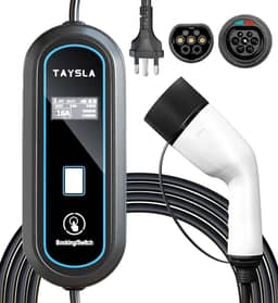 Phantom Portátil Carregador EV 3,5KW 8A 10A 13A 16A Tipo 2 3.5M Cabo De Carregamento Elétrico Com Tela WallBox Plug BR Para Carro BYD Nissan Volvo