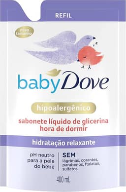 Sabonete Líquido de Glicerina Hidratação Relaxante Hora de Dormir 400ml Refil