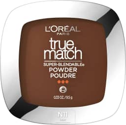 L'Oreal Paris Base em pó True Match Super Blendable sem óleo, N11 Deep, 9,4 g