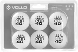 Vollo Kit 6 Bolas de Tênis de Mesa