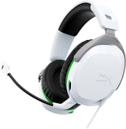 Headset Gamer HyperX CloudX Stinger 2 – para Xbox, Conforto Exclusivo, Suporte de Cabeça Ajustável, Leve, com Espuma Inteligente, Cancelamento Passivo de Ruído, Branco (75X28AA)