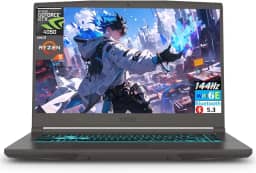 msi Notebook para jogos Thin A15 39.6 cm 144Hz FHD IPS, AMD 6-core Ryzen 5 7535HS, 16GB DDR5, 512GB SSD, NVIDIA GeForce RTX 4050, teclado retroiluminado, WiFi 6E, Windows 11 Home, preto, suporte