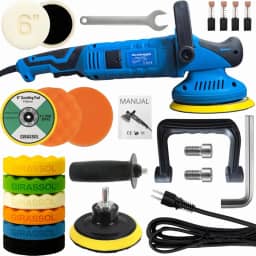 Politriz Dupla Ação 1050W Roto Orbital + Kit Polimento Auto Detailers KaQi 7150P-110v-KP14