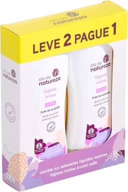 Teimoso Sabonete Intimo Liquido Cia Da Natureza Kit Neutro Prom Lv2 Pg1 210Ml Grts Porta Absorv