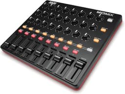 Akai Professional MIDIMIX Controlador MIDI USB - Mixer com faders atribuíveis, fader master, 24 knobs, 16 botões e mapeamento 1:1 com o Ableton Live