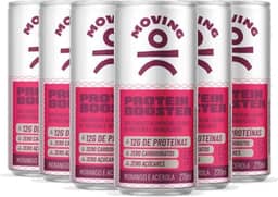Kit 6 Refrigerante Proteico MOVING Morango e Acerola 270ml